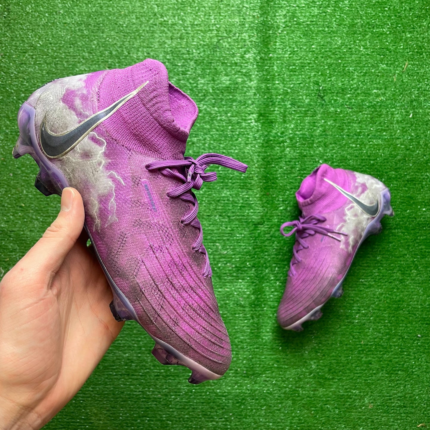 Nike Phantom Luna Elite FG “Thunder Pack” Football Boots (Pre-Loved) - Womens Size UK 5.5