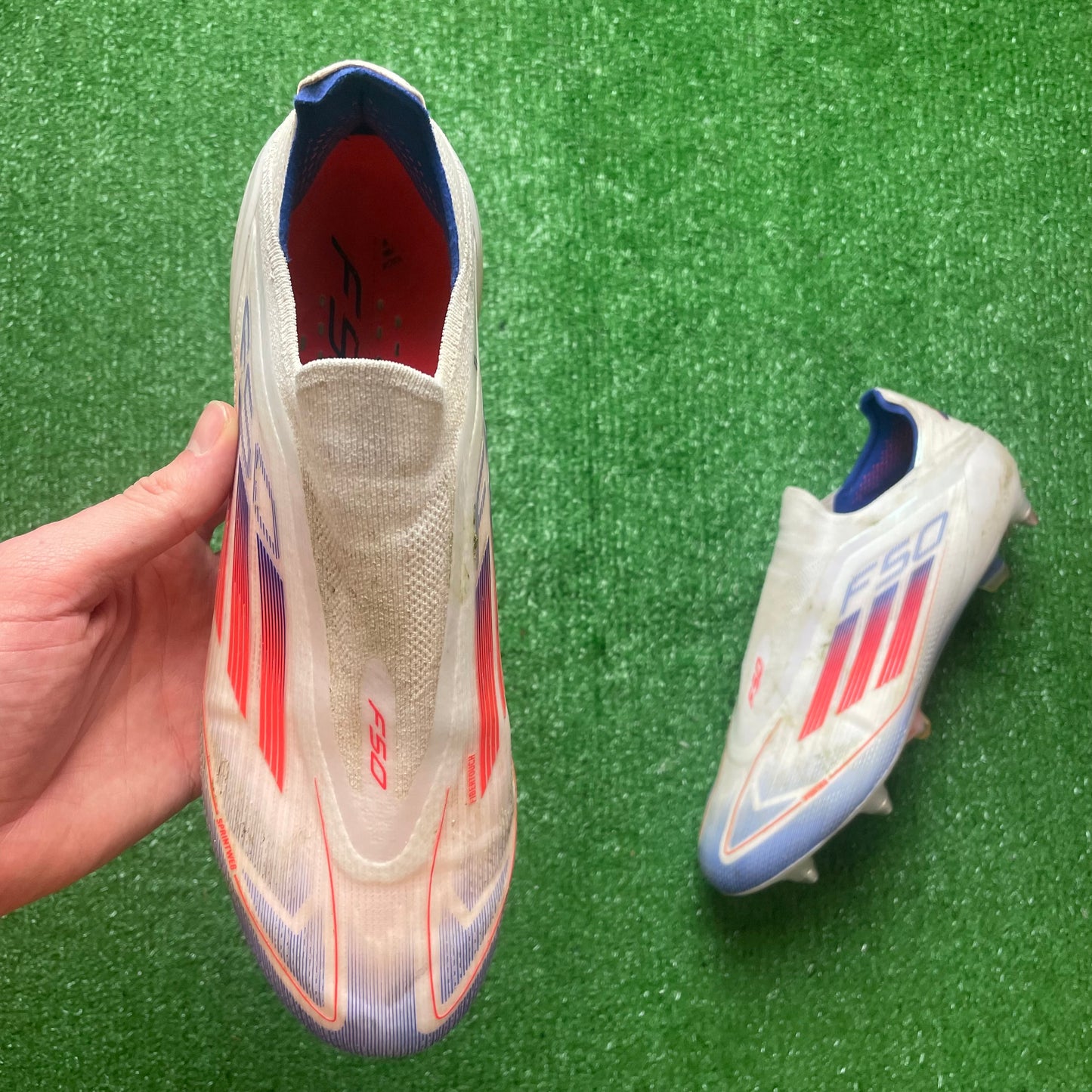 Adidas F50 Elite Laceless SG Football Boots (Pre-Loved) - Size UK 8.5