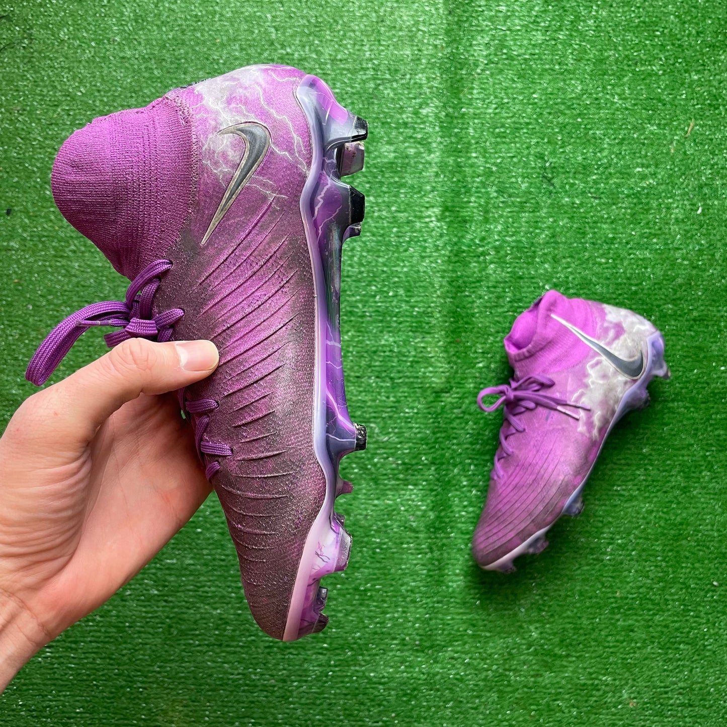 Nike Phantom Luna Elite FG “Thunder Pack” Football Boots (Pre-Loved) - Womens Size UK 5.5