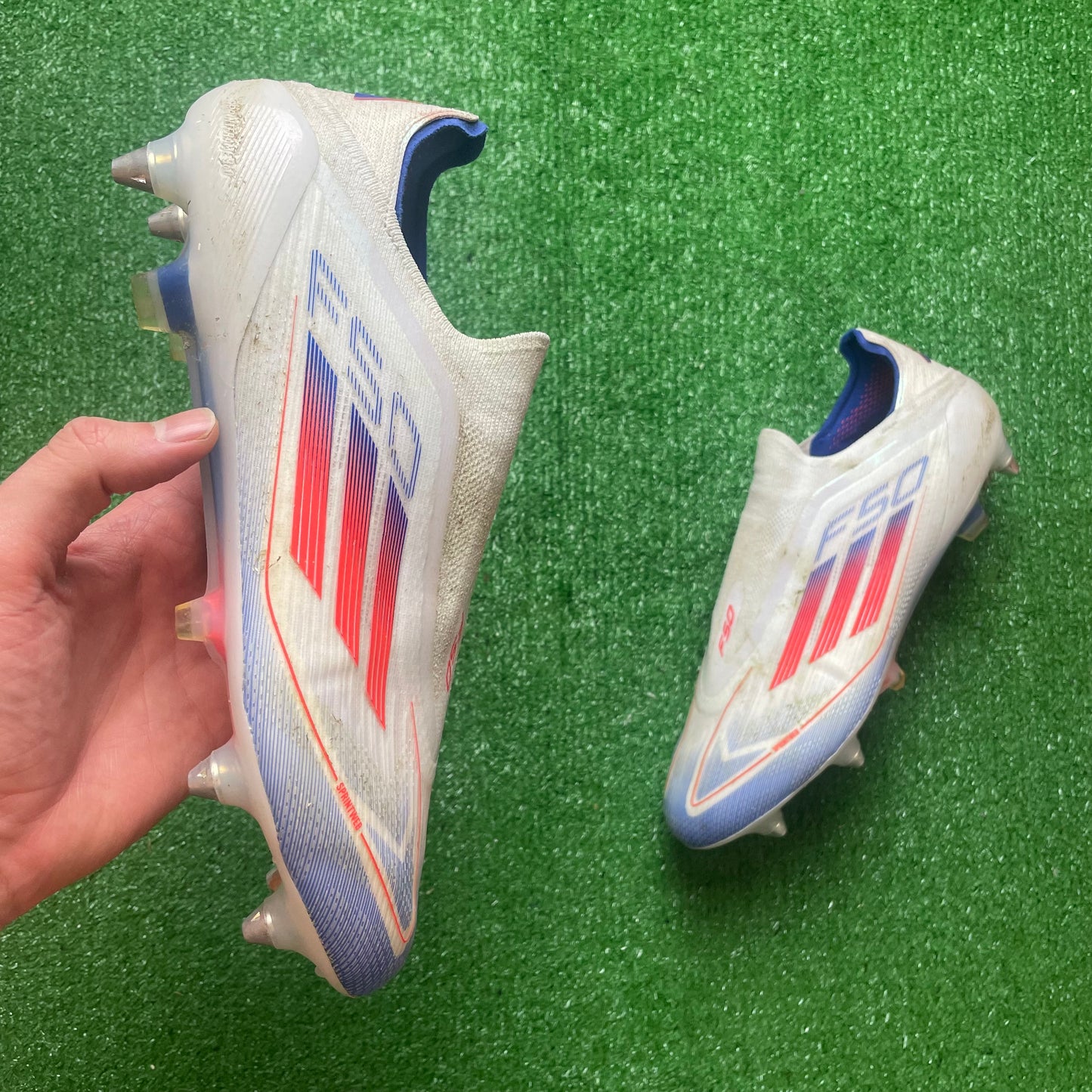 Adidas F50 Elite Laceless SG Football Boots (Pre-Loved) - Size UK 8.5