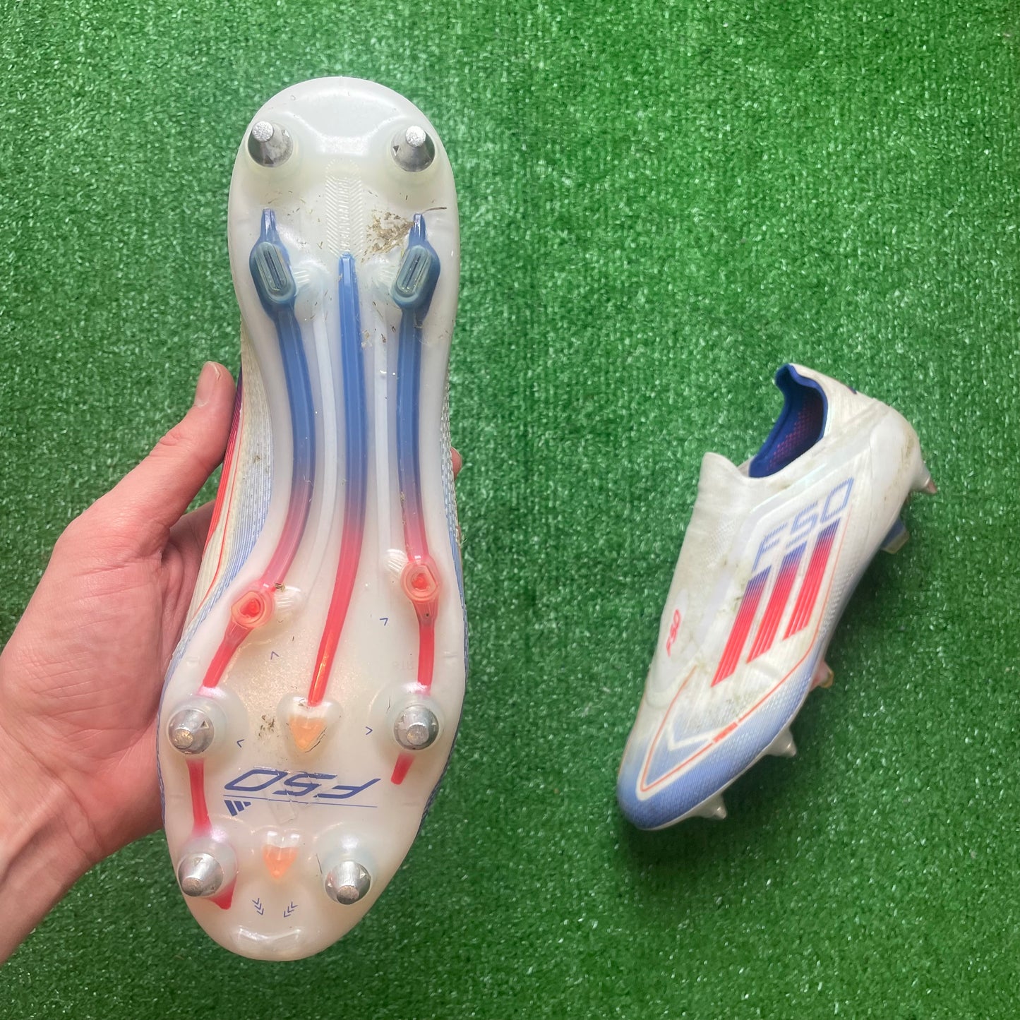 Adidas F50 Elite Laceless SG Football Boots (Pre-Loved) - Size UK 8.5