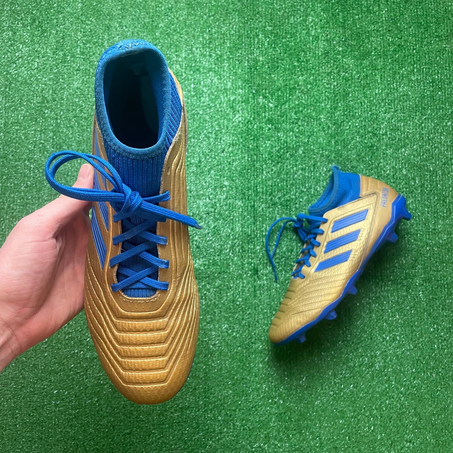 Adidas Predator 19.3 Gold FG Football Boots (Pre-Loved) - Size UK 9.5