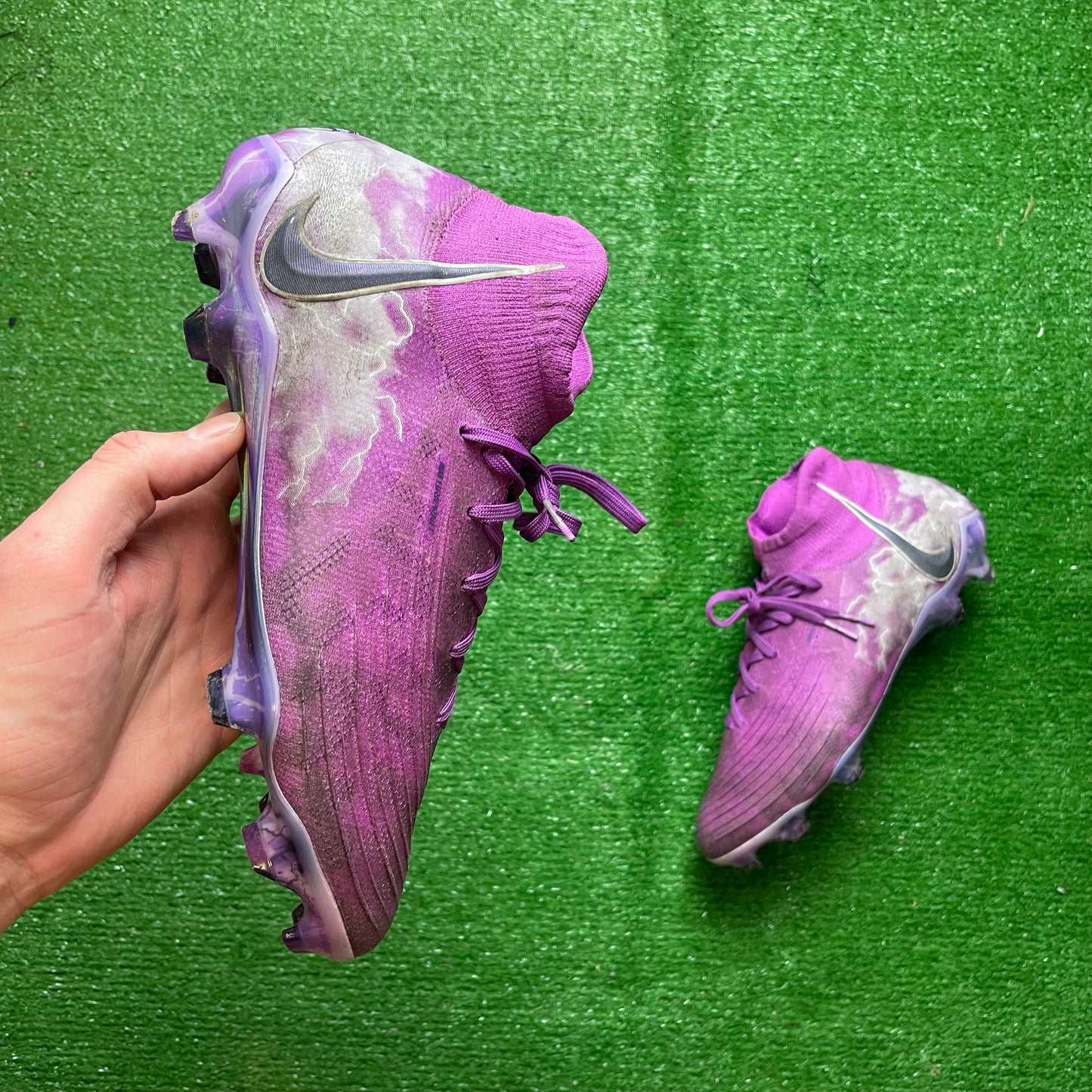 Nike Phantom Luna Elite FG “Thunder Pack” Football Boots (Pre-Loved) - Womens Size UK 5.5