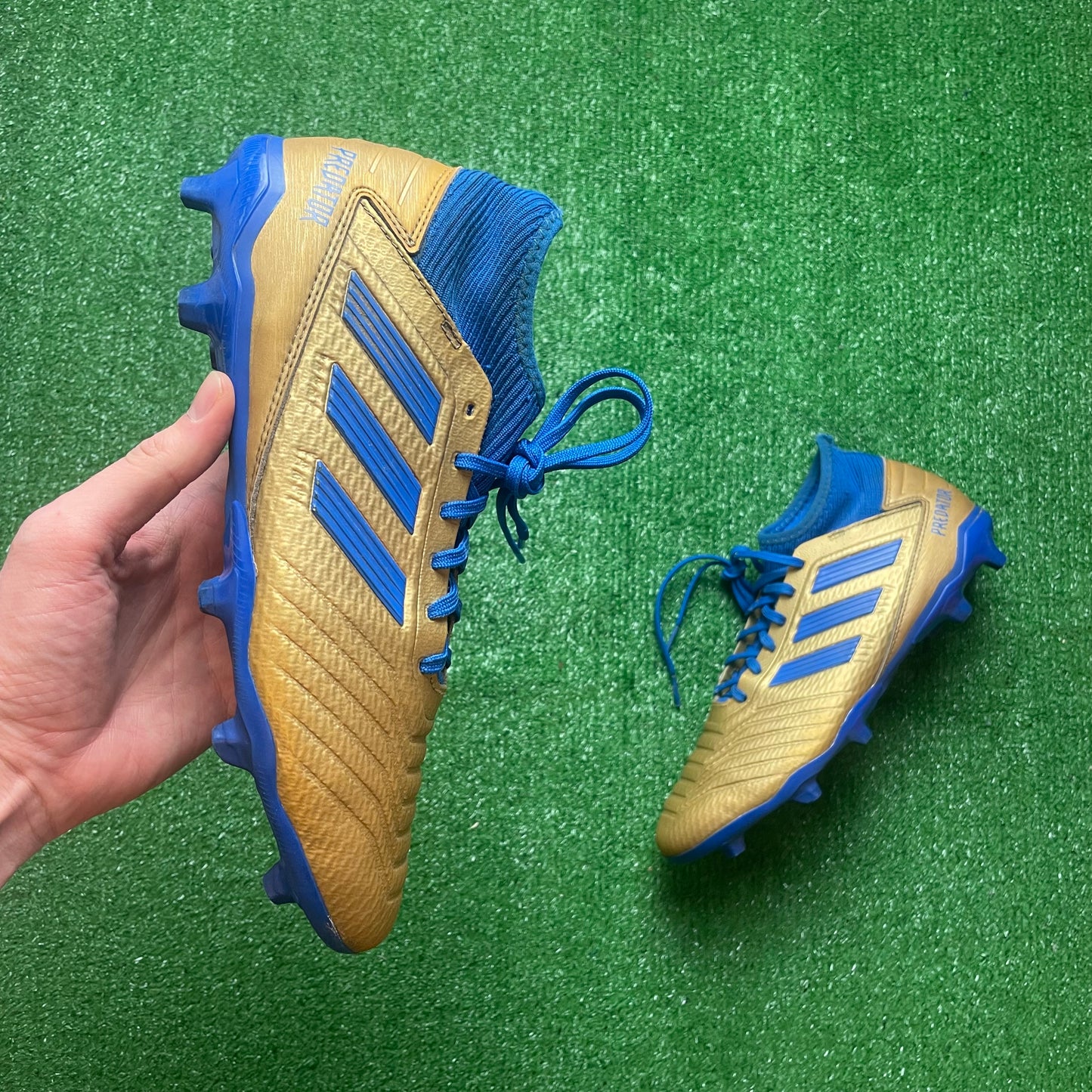 Adidas Predator 19.3 Gold FG Football Boots (Pre-Loved) - Size UK 9.5