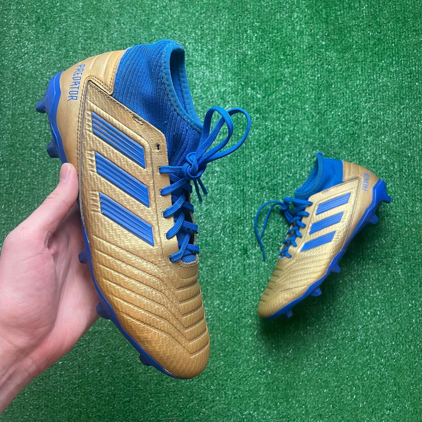 Adidas Predator 19.3 Gold FG Football Boots (Pre-Loved) - Size UK 9.5