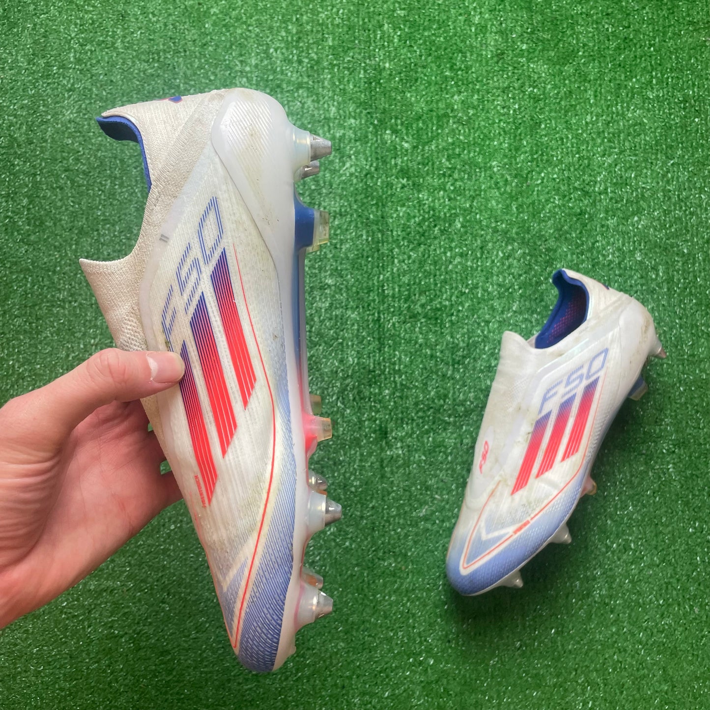 Adidas F50 Elite Laceless SG Football Boots (Pre-Loved) - Size UK 8.5