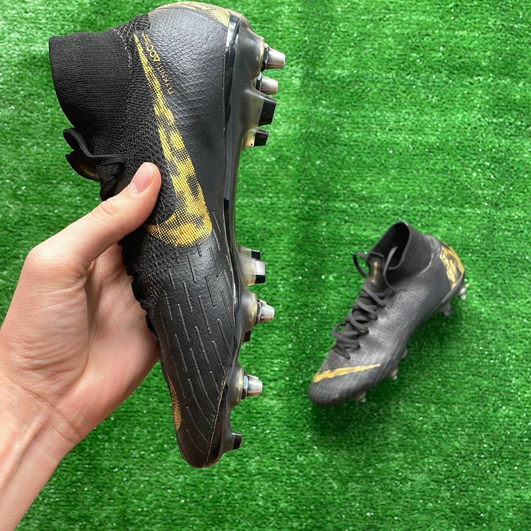 Nike mercurial best sale vapor black lux